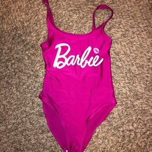Small Barbie pink bodysuit/swimsuit